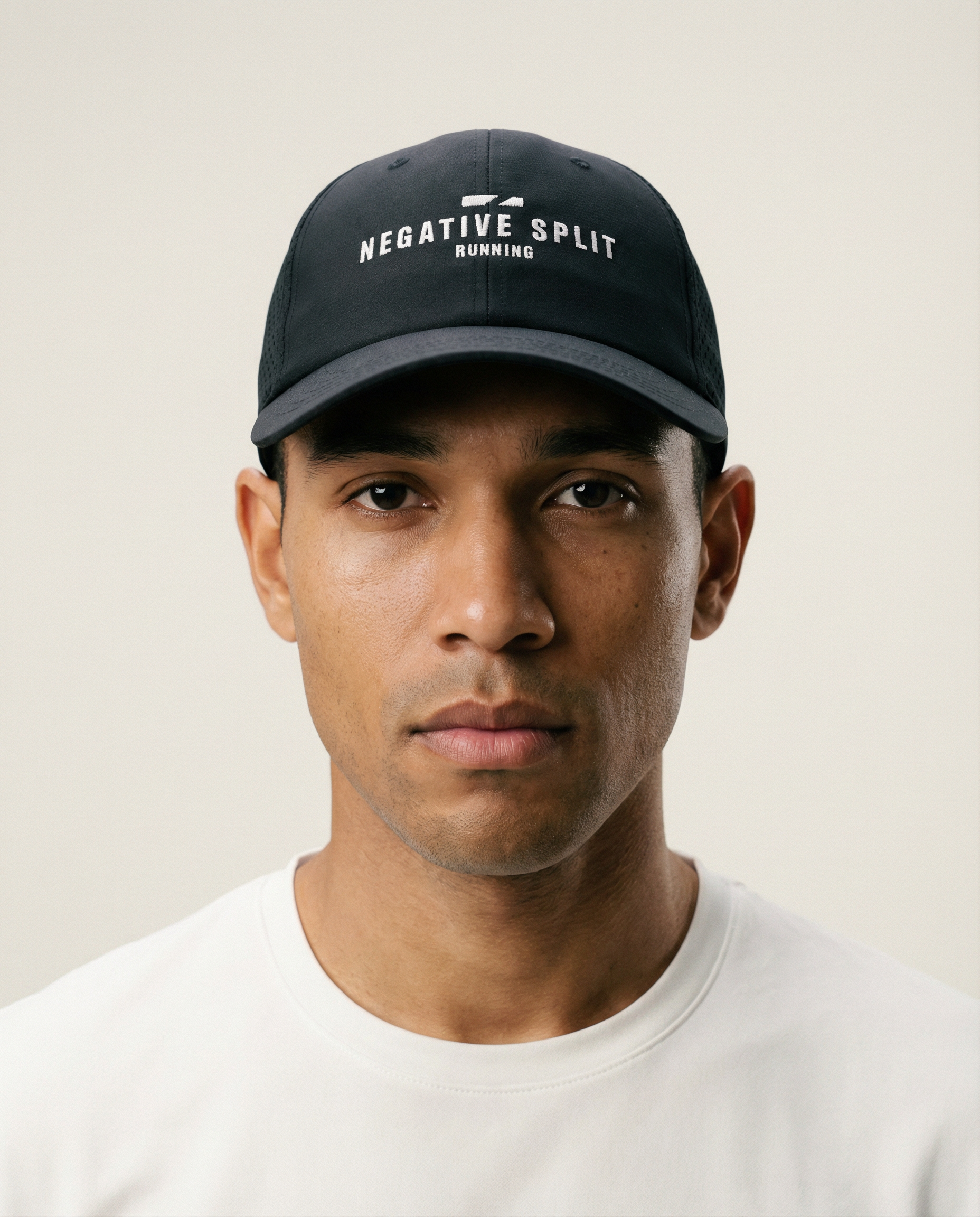 lightweight breathable mesh running hat for marathon training, sun, moisture wicking, internal pocket, NYC running brand
