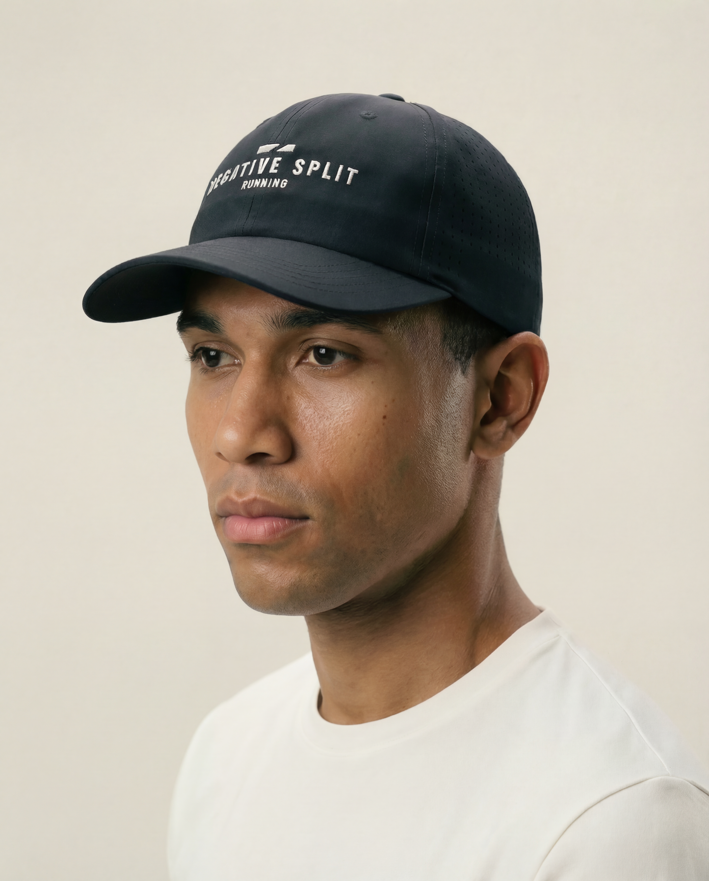 lightweight breathable mesh running hat for marathon training, sun, moisture wicking, internal pocket, NYC running brand