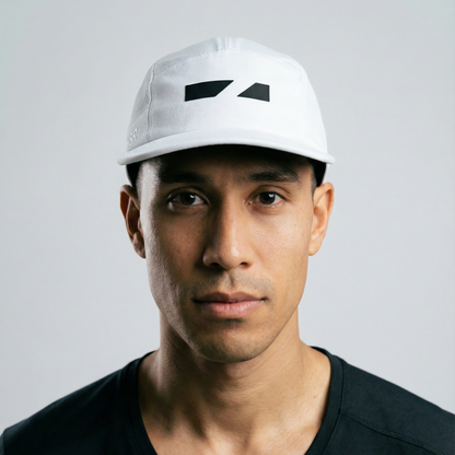 lightweight breathable mesh running hat for marathon training, sun, moisture wicking, internal pocket, NYC running brand